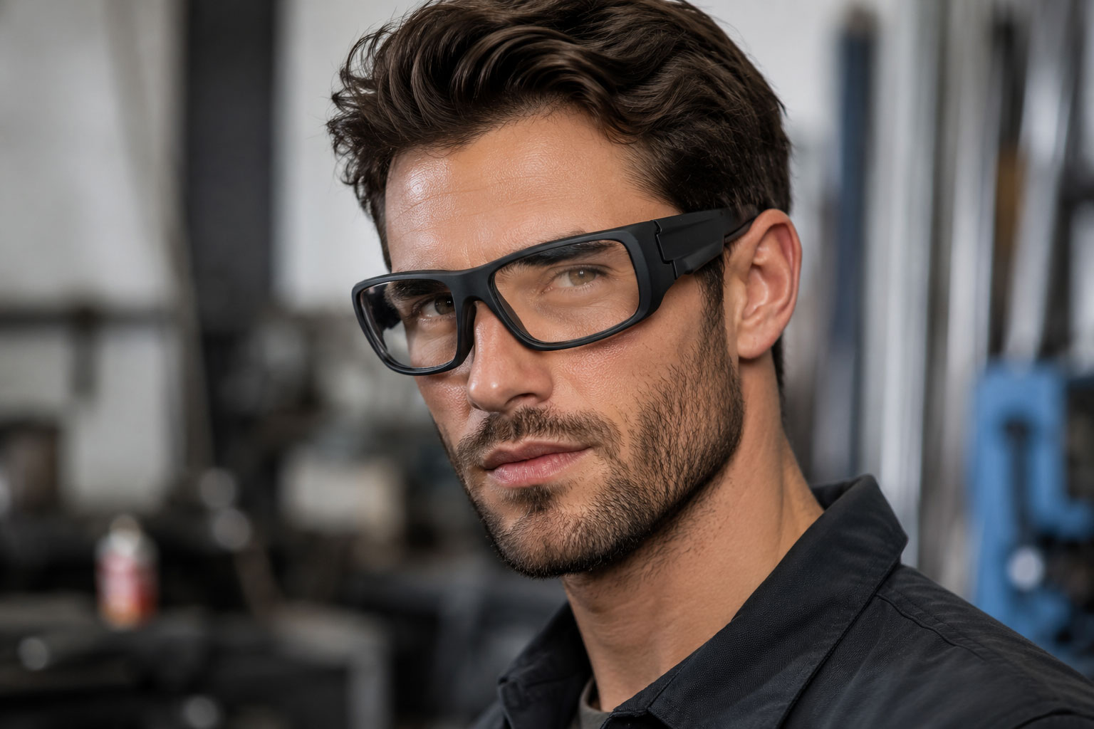 Prescription Safety Glasses Manitoba Black