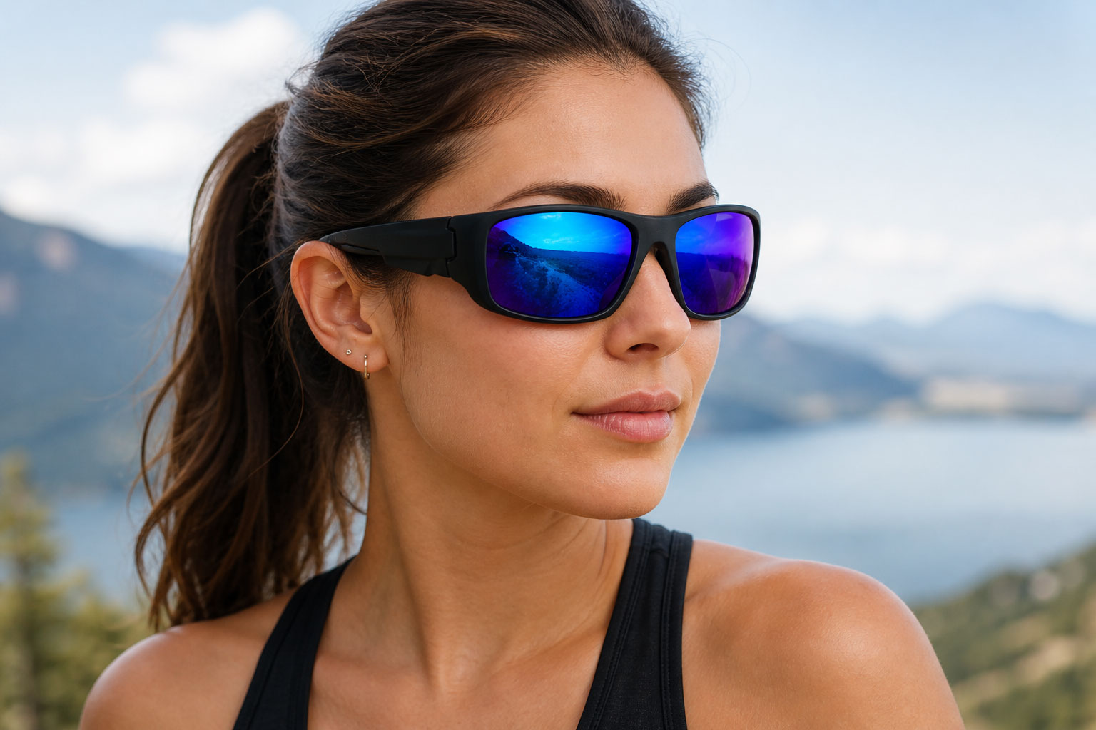 Prescription Sports Glasses Manitoba Black