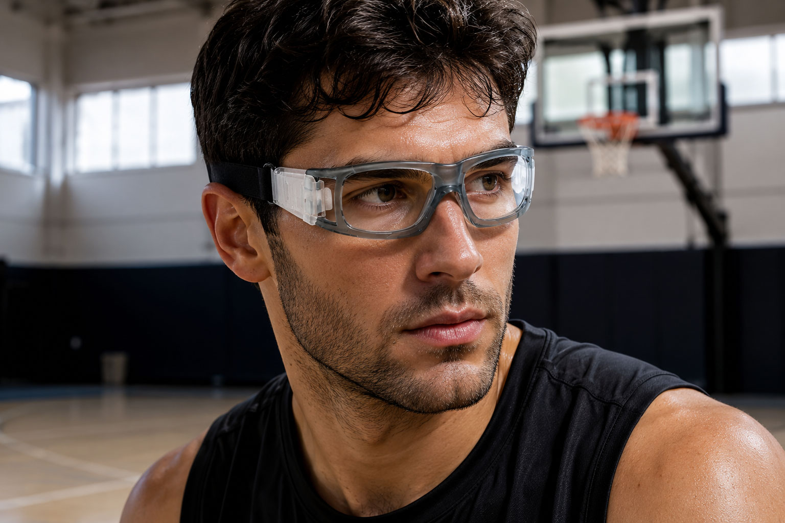 Prescription Sports Goggles New Brunswick Grey